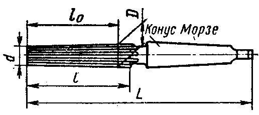 Конус морзе 4 чертеж